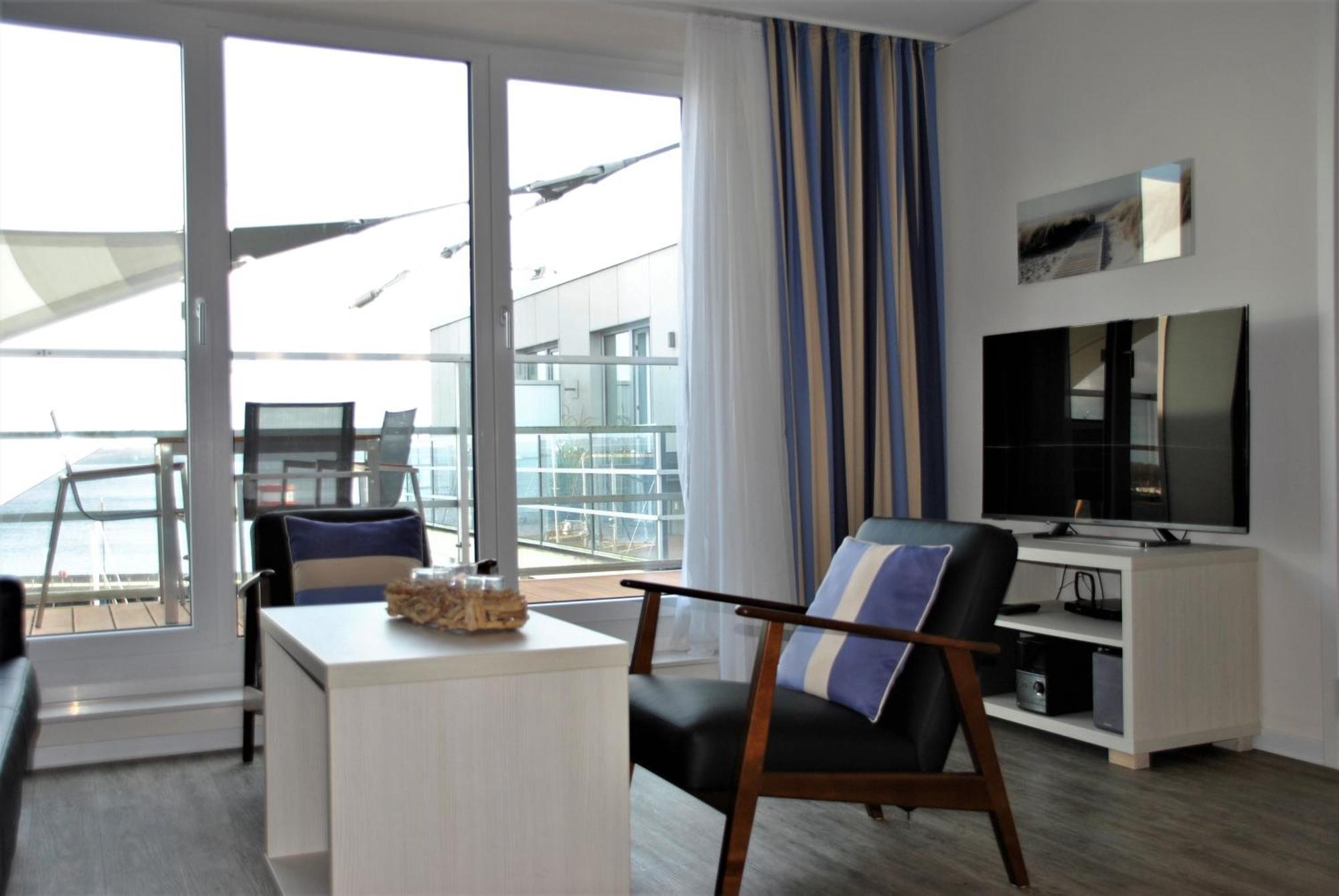Apartment 42 "Segler", Mit Sauna, Blickrichtung Offene See Eckernförde Kültér fotó