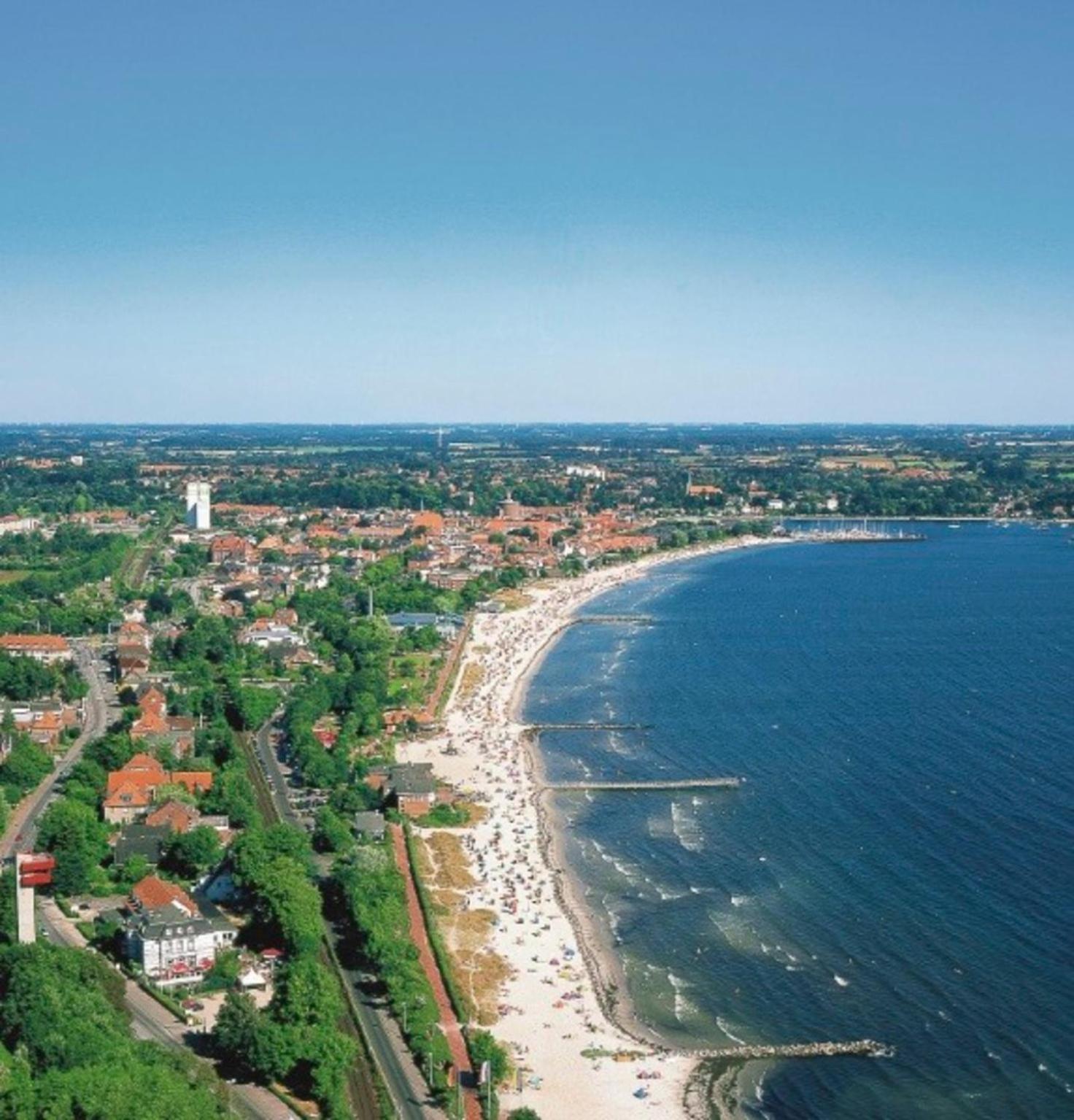 Apartment 42 "Segler", Mit Sauna, Blickrichtung Offene See Eckernförde Kültér fotó